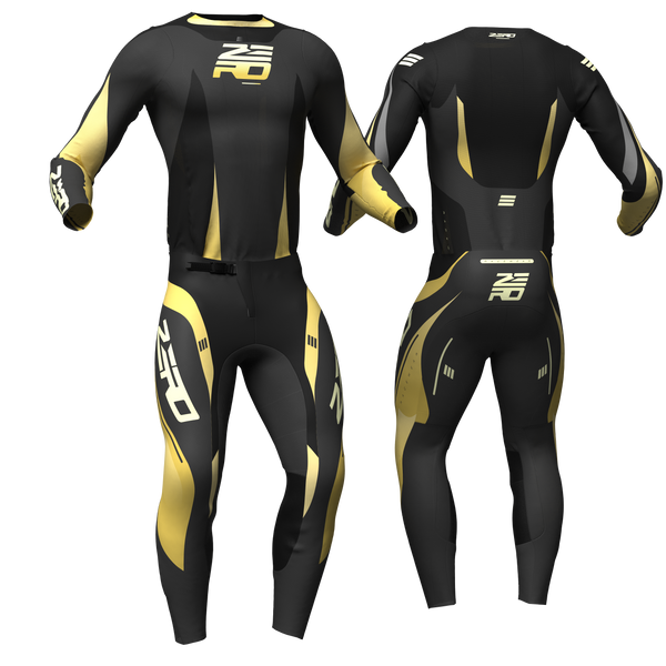 Atlas Black/Gold custom motocross jersey and pants combo - Zero Racewear