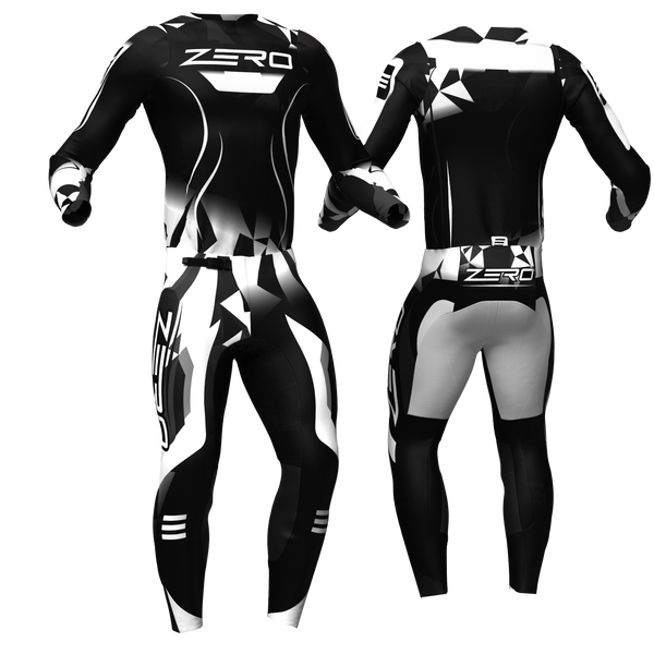 Crest – Black custom motocross jersey and pants by Zero Racewear