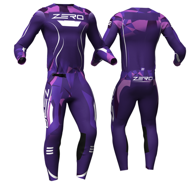 Crest – Purple custom motocross jersey and pants by Zero Racewear