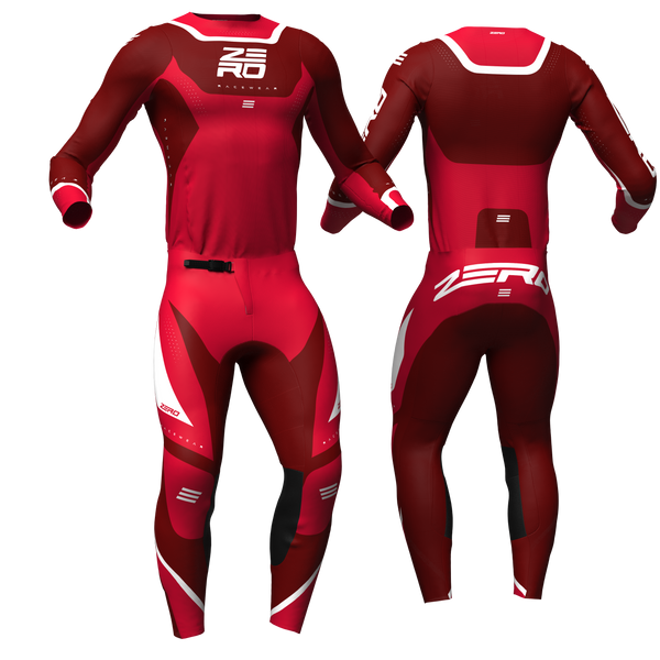 Origin Red custom motocross jersey and pants combo - Zero Racewear