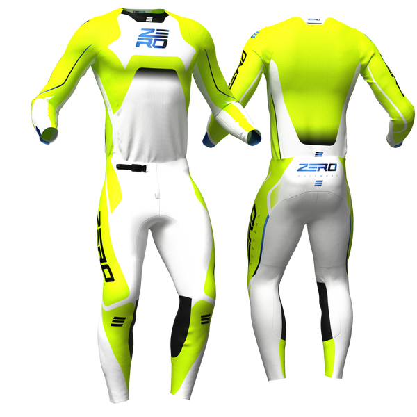 Voltage Flo/White custom motocross jersey and pants combo - Zero Racewear