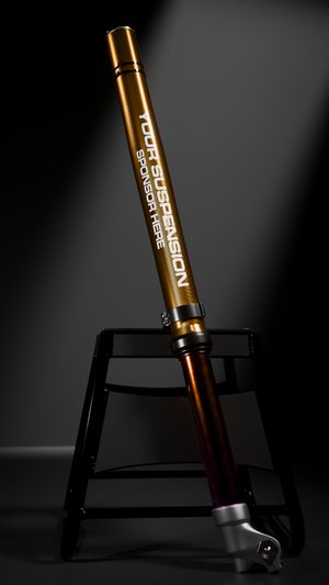 Zero Racewear fork stickers for motocross suspension