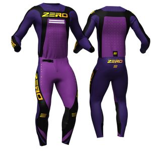 Precision – Purple Gold custom motocross jersey and pants by Zero Racewear