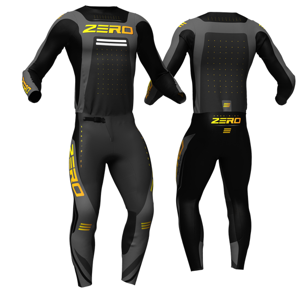 Precision – Black Gold custom motocross jersey and pants by Zero Racewear