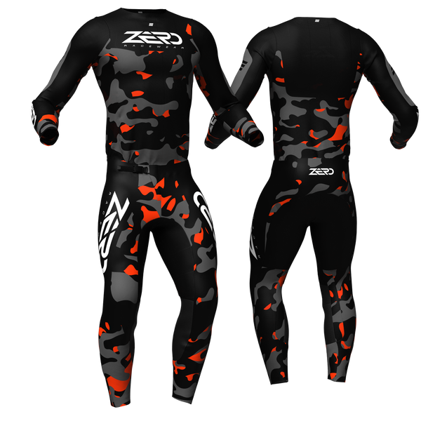 Stealth – Ember custom motocross jersey and pants by Zero Racewear