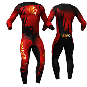 Surge Red/Black/Gold custom motocross jersey and pants combo - Zero Racewear