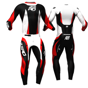 Atlas Red/White/Black custom motocross jersey and pants combo - Zero Racewear