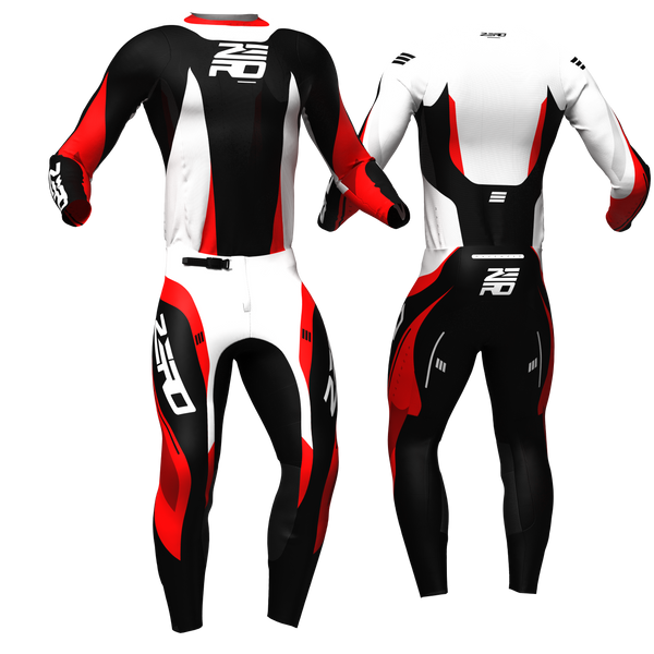 Atlas Red/White/Black custom motocross jersey and pants combo - Zero Racewear