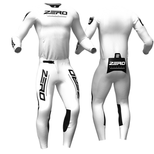 CØRE - White custom motocross jersey and pants combo - Zero Racewear