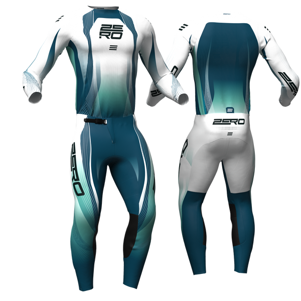 Echelon - Aqua custom motocross jersey and pants combo - Zero Racewear