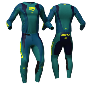 Edge Sage/Navy/Flo custom motocross jersey and pants combo - Zero Racewear