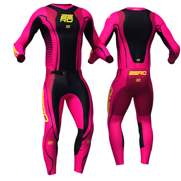 Edge Flo/Pink/Black custom motocross jersey and pants combo - Zero Racewear