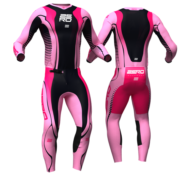 Edge Hot Pink/Black custom motocross jersey and pants combo - Zero Racewear