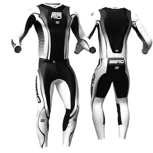 Edge White/Black custom motocross jersey and pants combo - Zero Racewear