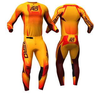 Evade Orange/Inferno custom motocross jersey and pants combo - Zero Racewear