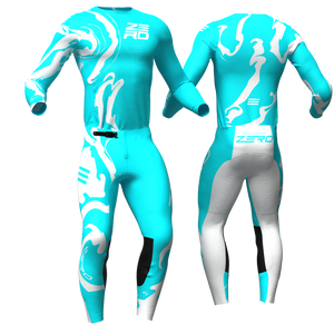 Flow - Aqua custom motocross jersey and pants combo - Zero Racewear