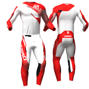 Future - Red White custom motocross jersey and pants combo - Zero Racewear
