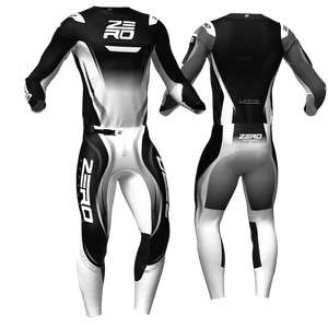 Limits – White Black custom motocross jersey and pants by Zero Racewear