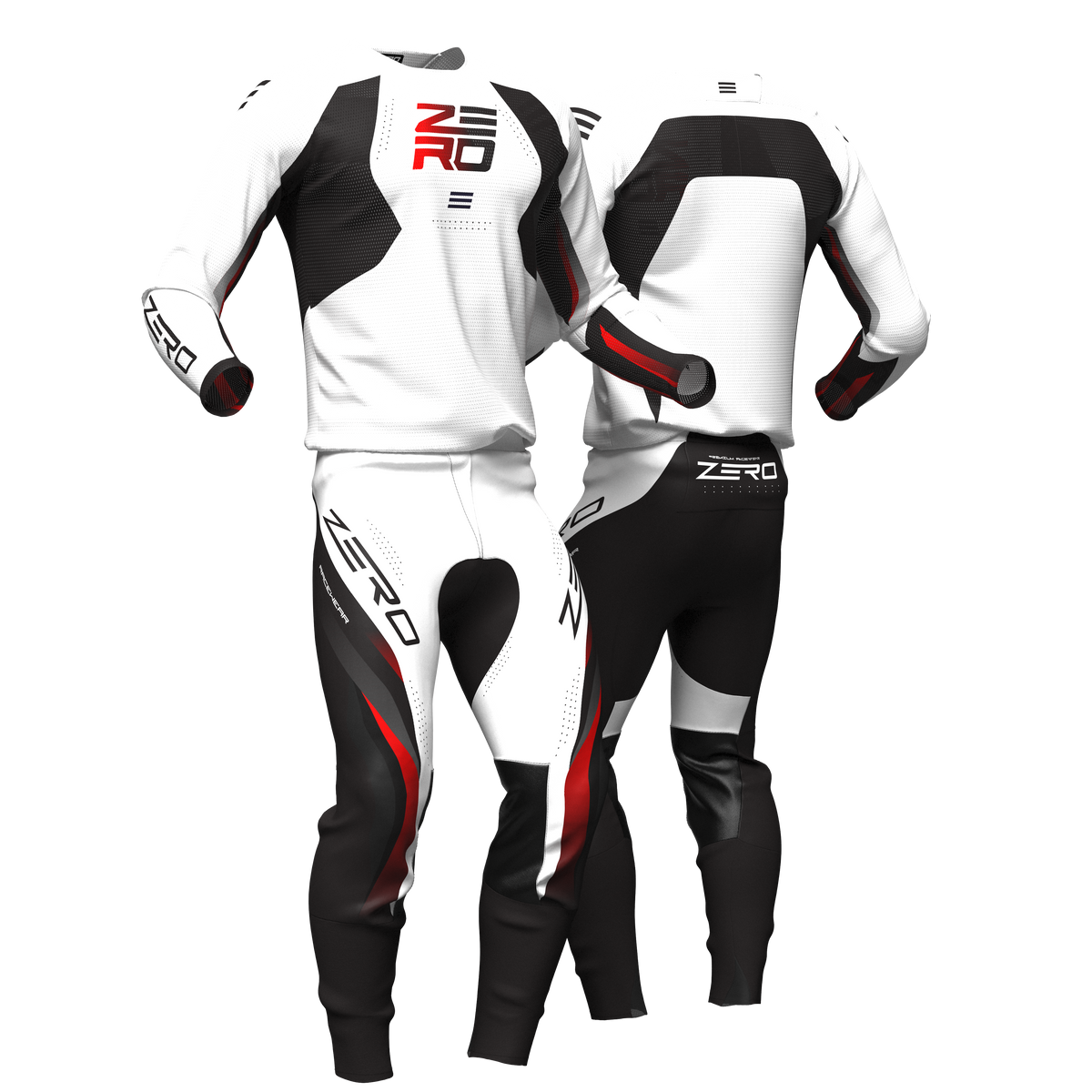 V E R T E X - White Black Red – Zero Racewear