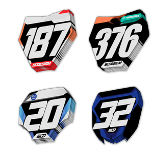 Zero Racewear custom mini number plate