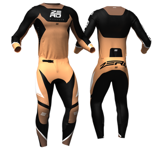 Origin Gold/Black custom motocross jersey and pants combo - Zero Racewear
