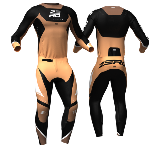 Origin Gold/Black custom motocross jersey and pants combo - Zero Racewear