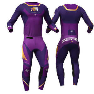 Origin Purple/Gold custom motocross jersey and pants combo - Zero Racewear