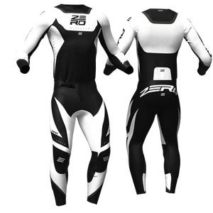 Origin Black/White custom motocross jersey and pants combo - Zero Racewear