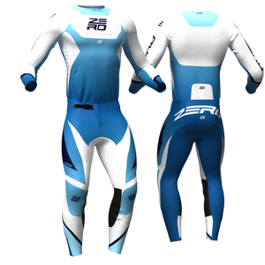 Origin Aqua/White custom motocross jersey and pants combo - Zero Racewear
