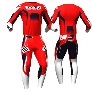 Pulse – Red custom motocross jersey and pants by Zero Racewear