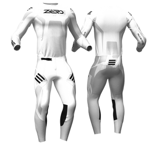 Pulse – White custom motocross jersey and pants by Zero Racewear