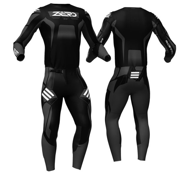 Pulse – Black custom motocross jersey and pants by Zero Racewear