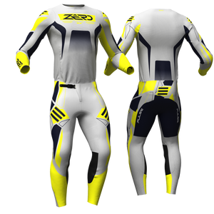 Pulse – Flo Gray custom motocross jersey and pants by Zero Racewear
