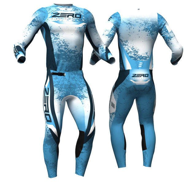 Stealth – Ice custom motocross jersey and pants by Zero Racewear