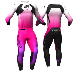 V E R T E X – Pink Haze custom motocross jersey and pants by Zero Racewear