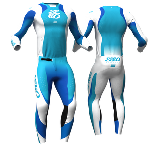 V Ø I D – Blue Pop custom motocross jersey and pants by Zero Racewear