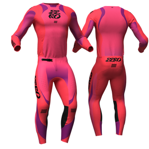 V Ø I D – Pink Pop custom motocross jersey and pants by Zero Racewear