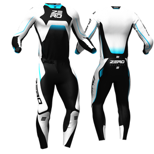 Voltage Black/White/Blue custom motocross jersey and pants combo - Zero Racewear